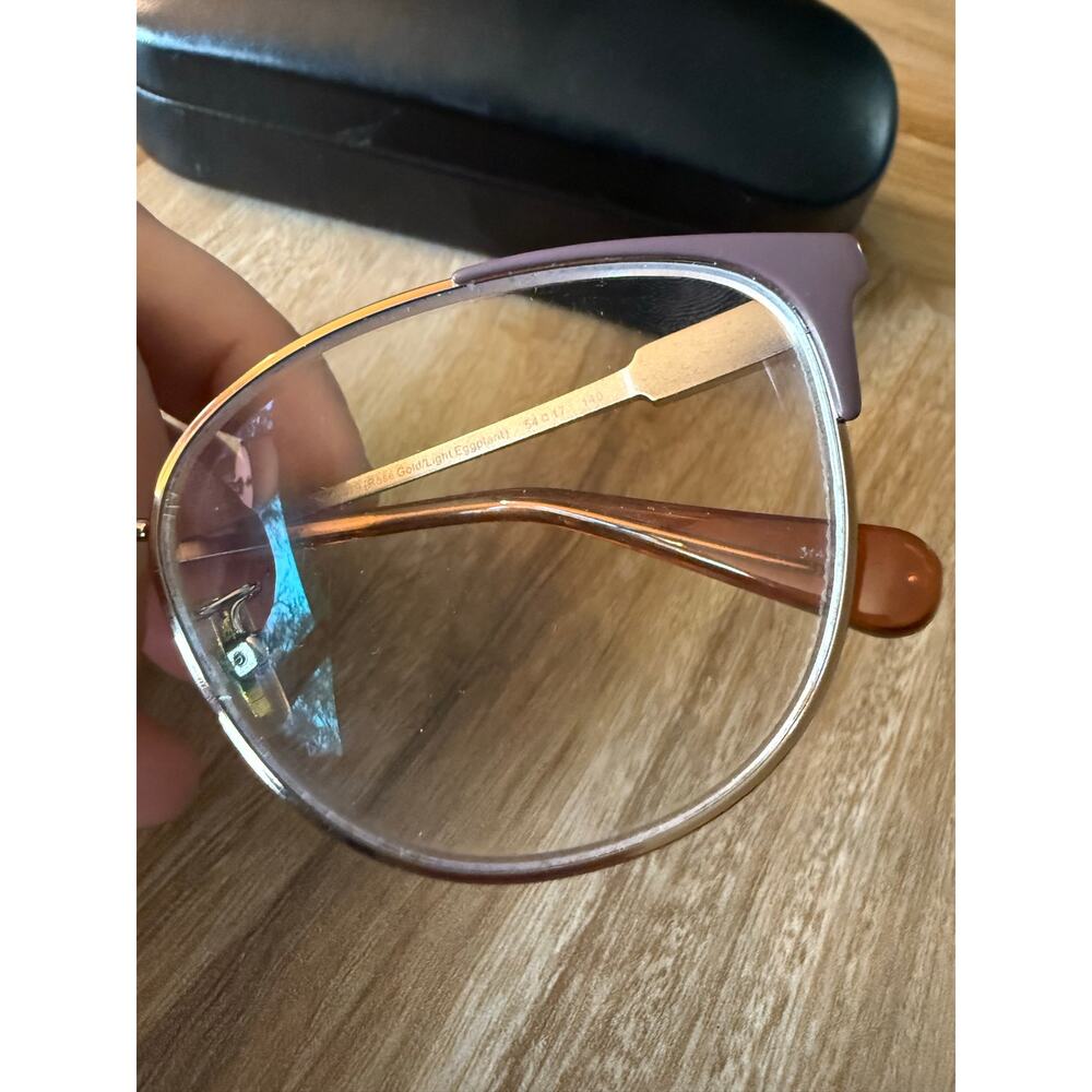 Coach HC5148 Rose Gold/Light Eggplant Cateye Frame Glasses 54x17 - Picture 2 of 7